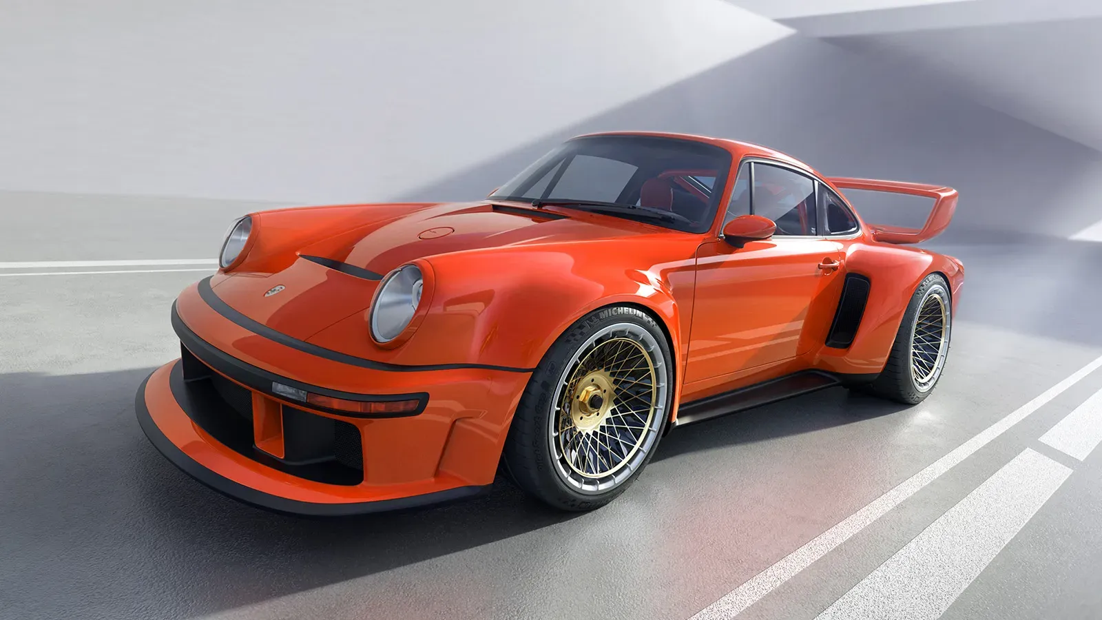 Singer 964 Turbo in orange